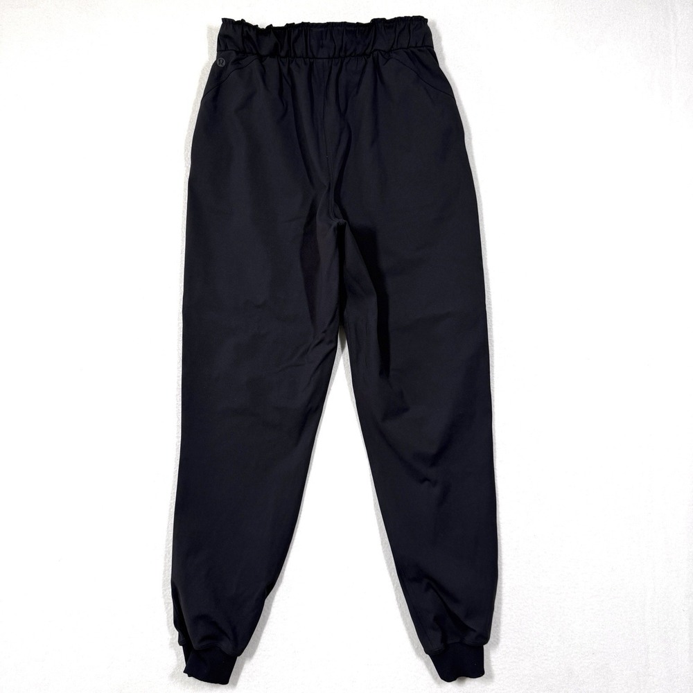 Lululemon Pants Womens 6 Stretch High Rise Jogger Athleisure Gym Yoga Black - Picture 4 of 12